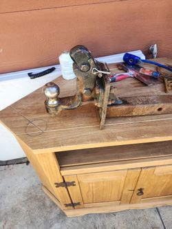 Trailer hitch 8Ton 2" 15in combination ball hook hitch
