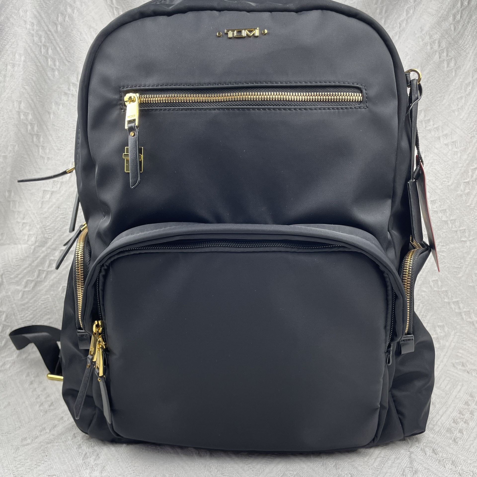 Brand new black TUMI backpack
