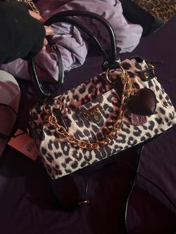Snow leopard juicy couture shoulder/crossbody bag