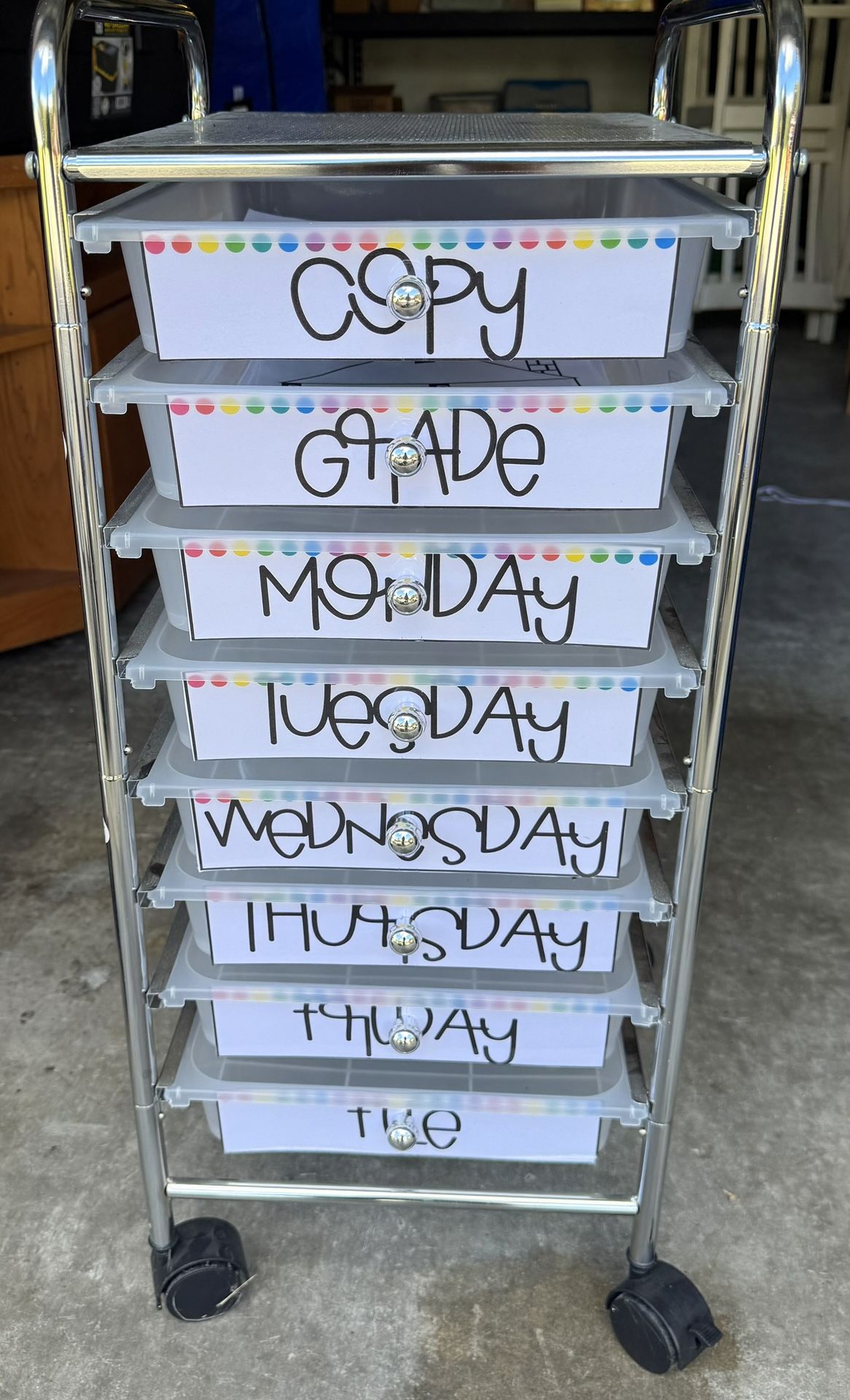 Teacher Supplies- Storage Bins/Decor/Books