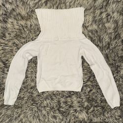 Cotton drop shoulder knit 