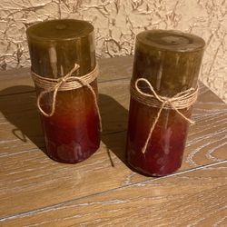 Fall Pillar Candles