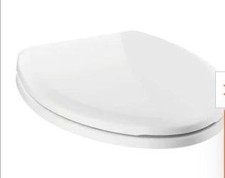 New Delta, White, Elongated Slow-Close Toilet Seat. PLEASE READ DESCRIPTION