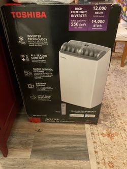 Portable air conditioner A/C 14k BTU cool/heat