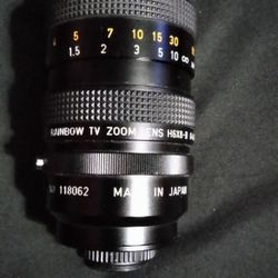 Rainbow Tv Zoom Lens H6X8-II 8-48mm 