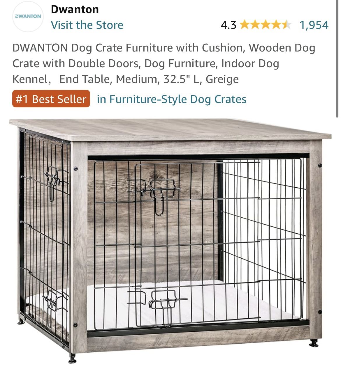 Aesthetic Dog Crate