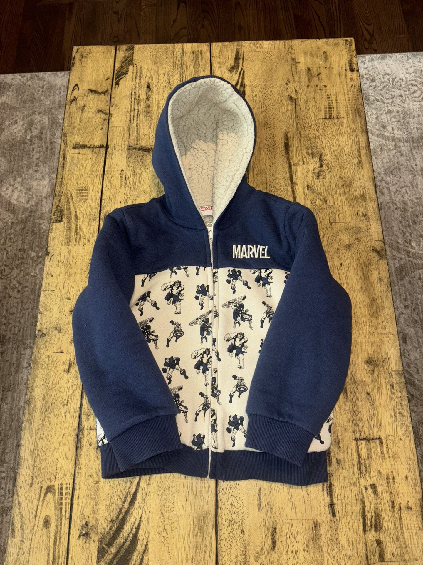Marvel Boys Size 6 Superhero Hooded Jacket