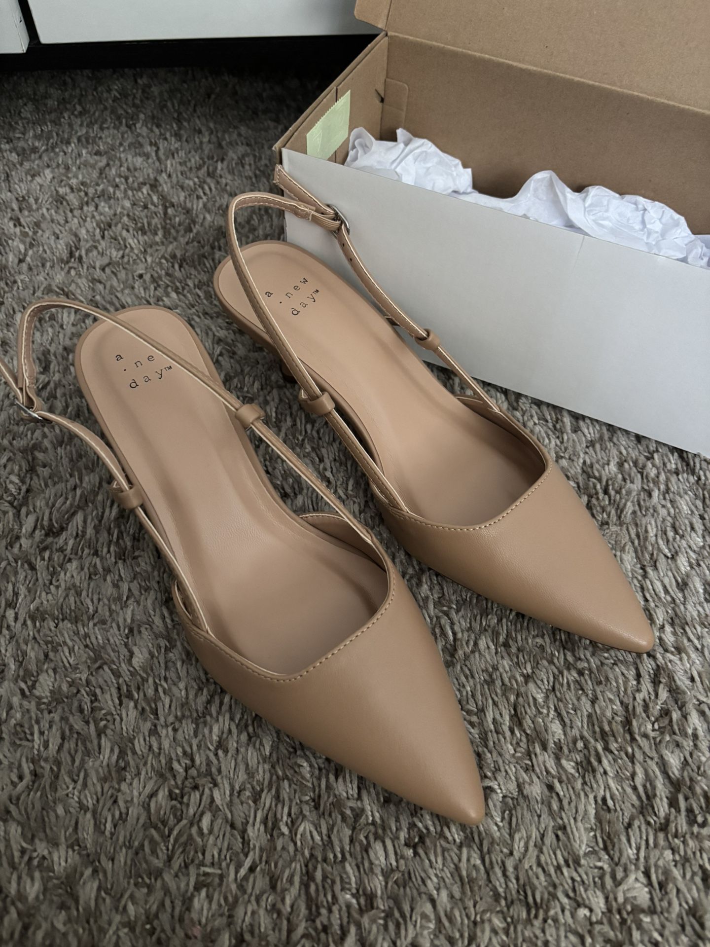 A New Day- Sling Back Shoes Size 7