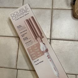 Brand New ! Conair Double Ceramic 3 Barrel Curling Iron, Triple Barrel Waver Hair Tool