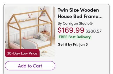 Twin bed frame