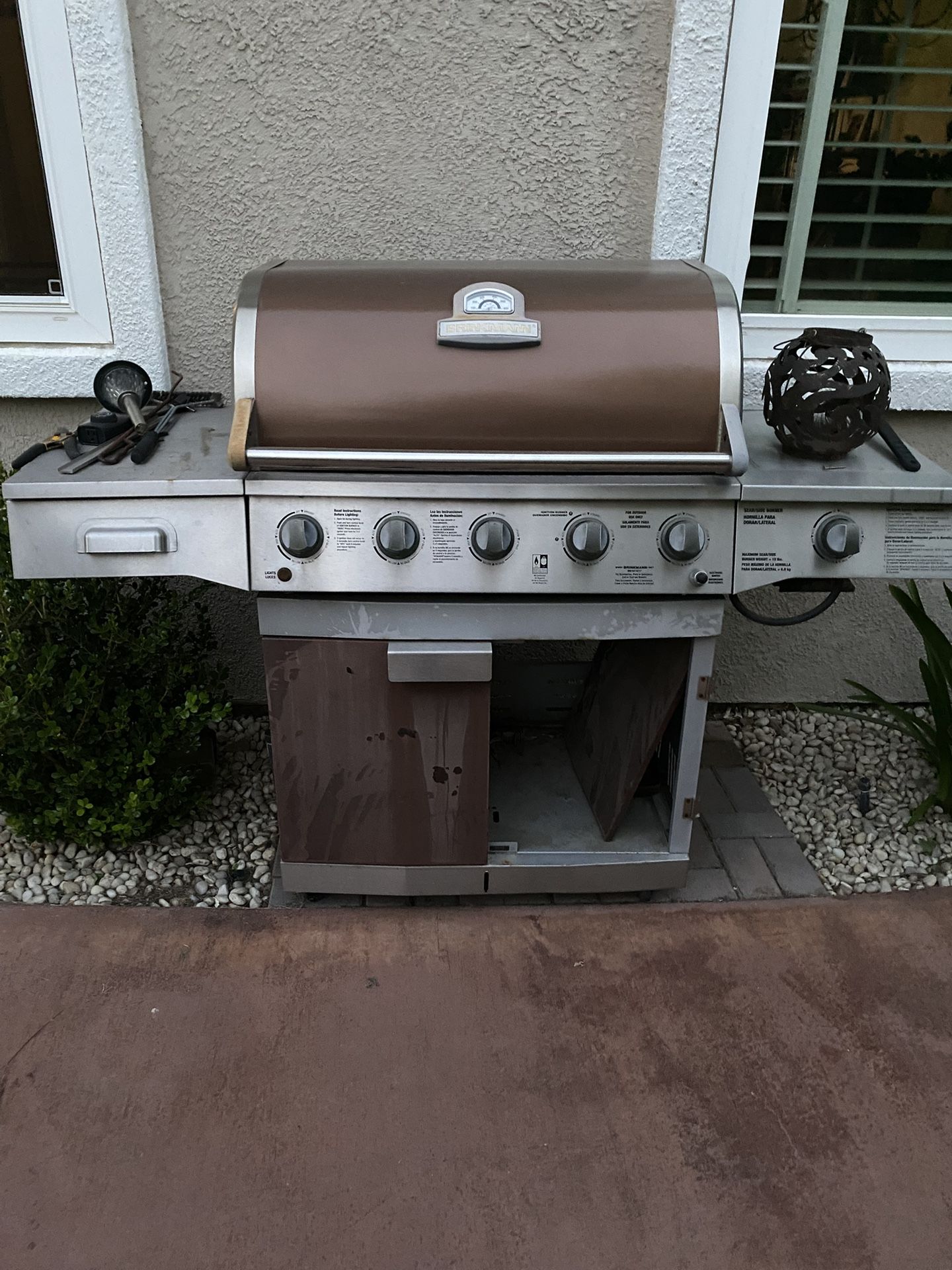 BBQ & Basketball Hoop