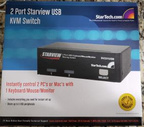 2 Port USB KVM Switch