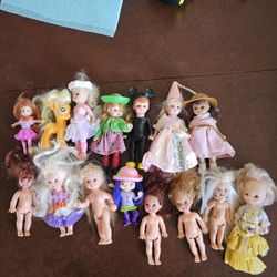Madame Alexander Fran Marl & Other Small Dolls Lot