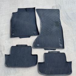 Audi A5 OEM All Weather Rubber Floor Mats 2008-2017