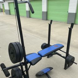 Marcy Classic With Weights Set Bench 