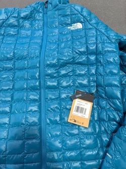 North face blue puffer S