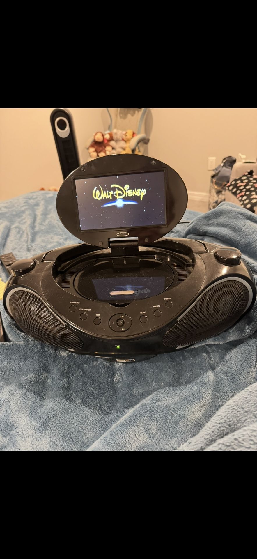 iLive IBPD882B Portable Music & Movie System 7" LCD Screen CD DVD Player