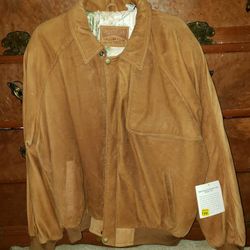 Vintage suede leather jacket