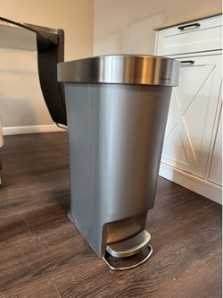 Simplehuman Stainless Steel Trash Can – Excellent Condition