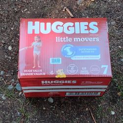 Huggies Size 7 Diaper Count 68