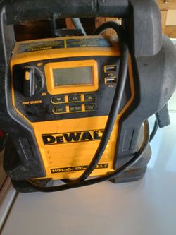 DeWalt jump starter