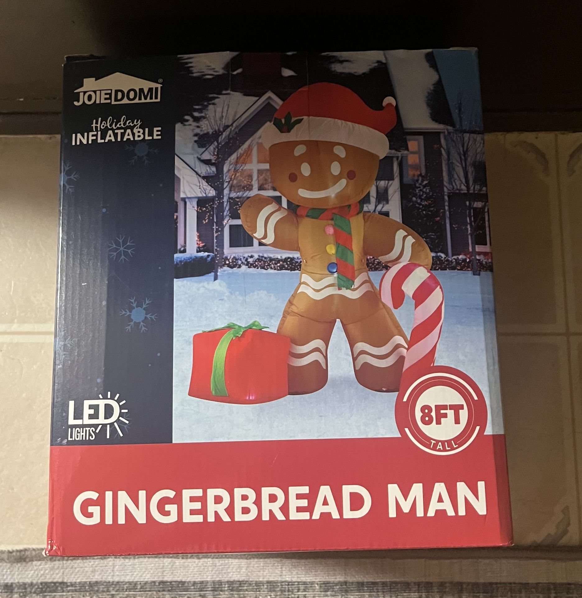 Inflatable gingerbread Man 8ft