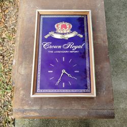 Crown Royal Clock