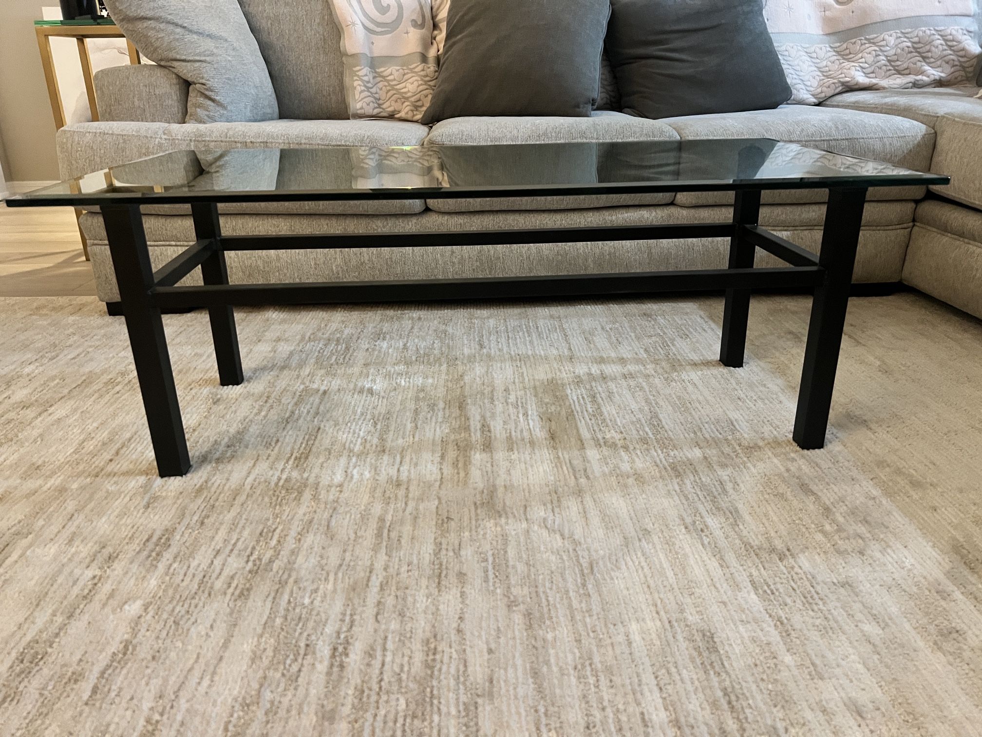 ✨ Modern Glass Coffee & Console Table Set ✨