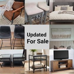 Barstools, TV Stand, Night Stands, Accent Chair Brand New