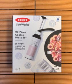 OXO SoftWorks 20-Piece Cookie Press Set