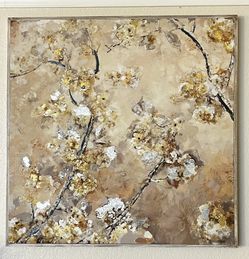 36x36 Floral Painting