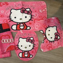 Hello Kitty Bathroom Set