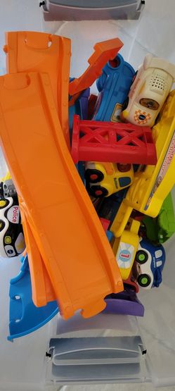 Assorted Vtech Vehicles And Playset
