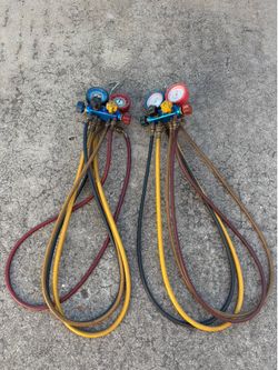 R410A and R22 refrigerant gauges