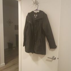 Woman's Columbia Coat With Hoody