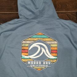 Adult Men's Size 2XL High Quality Heavyweight Hoodie Sweatshirt Morro Bay  Excellent Condition PRICE Is Firm Cash Only 