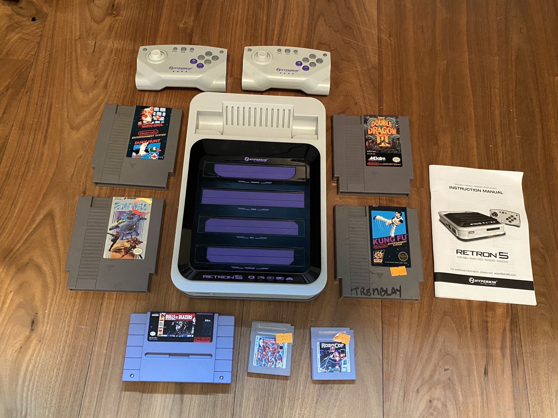 RETRON 5 Video Gaming System SNES NES GENESIS GBA FAMICOM