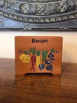 Vintage Recipe Box