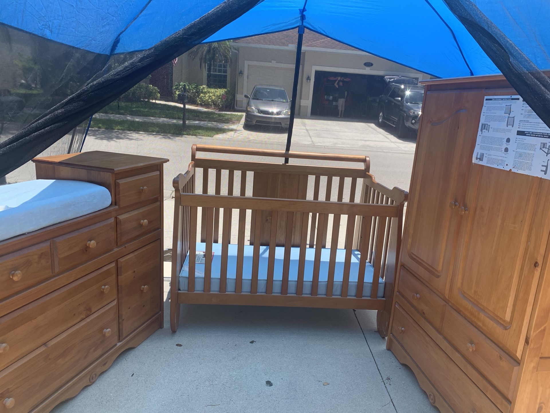 Crib to Youth bedroom set