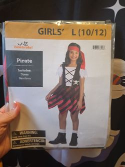 Girl Pirate Costume ( BRAND NEW size LARGE)