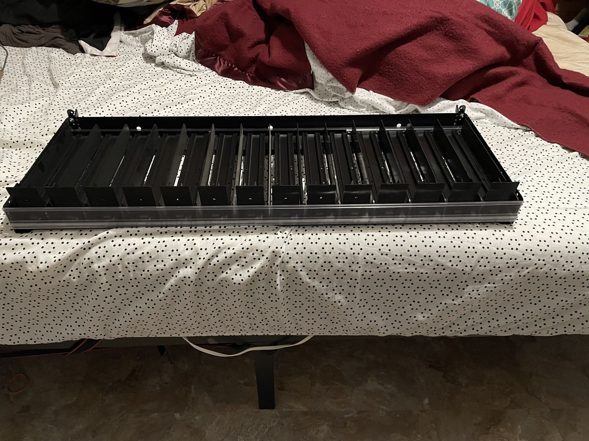 Cigarette Pack Pusher Tray. Comes Out Pretty Far To Get Packs Or Anything You Load In It Easily