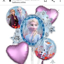 Frozen balloons