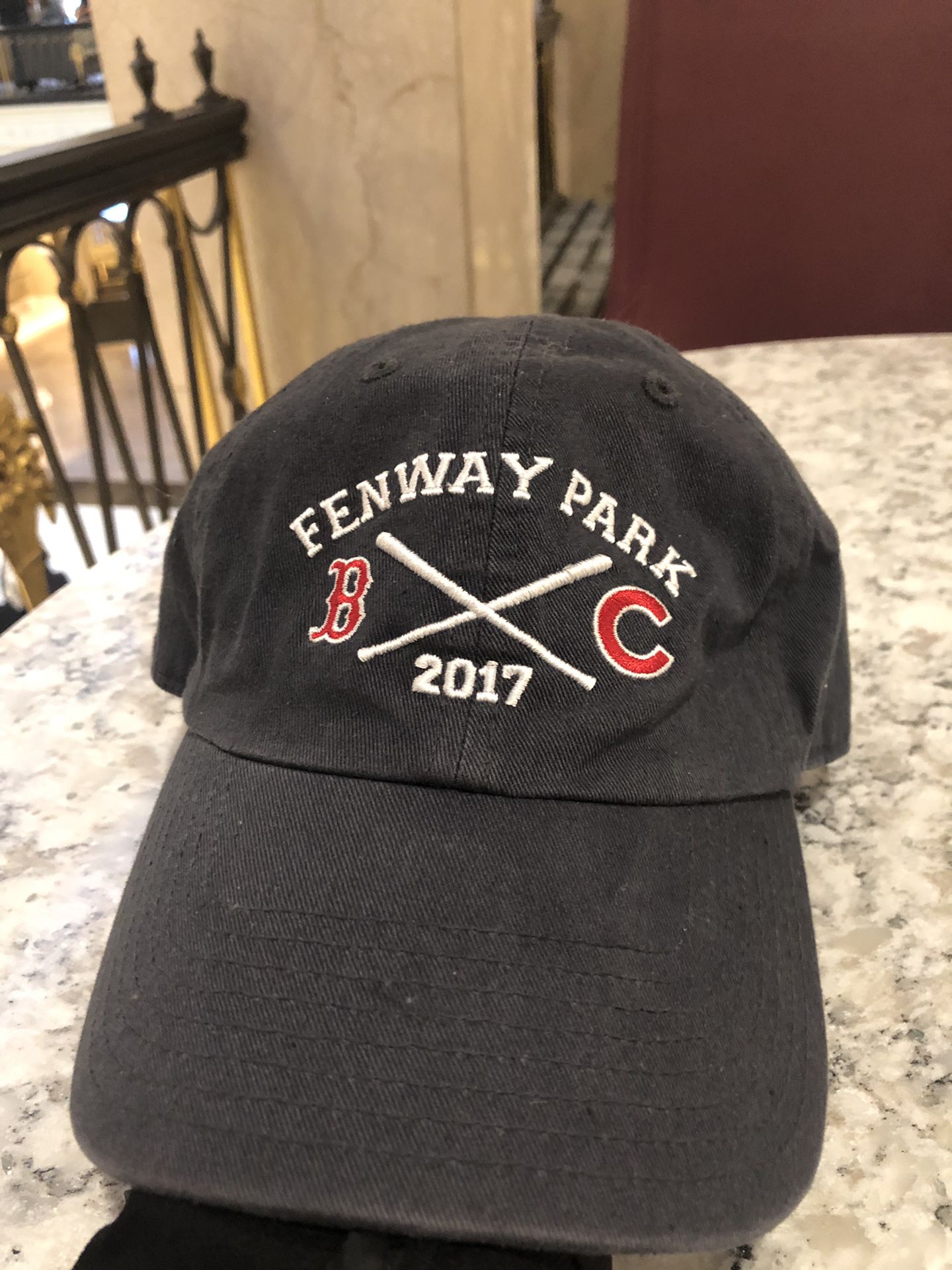 Boston RARE Red Sox/Chicago Cubs 2017 Fenway Series Hat