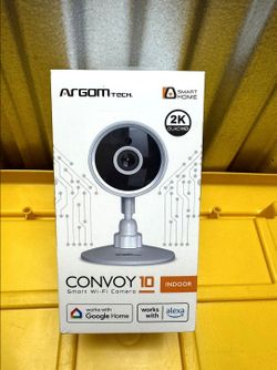 ArgomTech Convoy 10 Smart WiFi Camera 2K Indoor Security Alexa Google New
