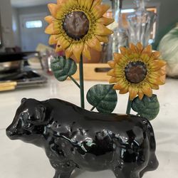 Vintage 1983 Willsher's Black Bull Scotch Whisky Miniature Decanter (Empty) 
