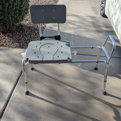 Sliding Transfer Chair Bench