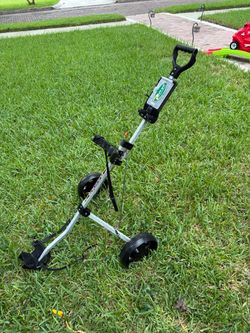 Golf pull push cart.  Foldable