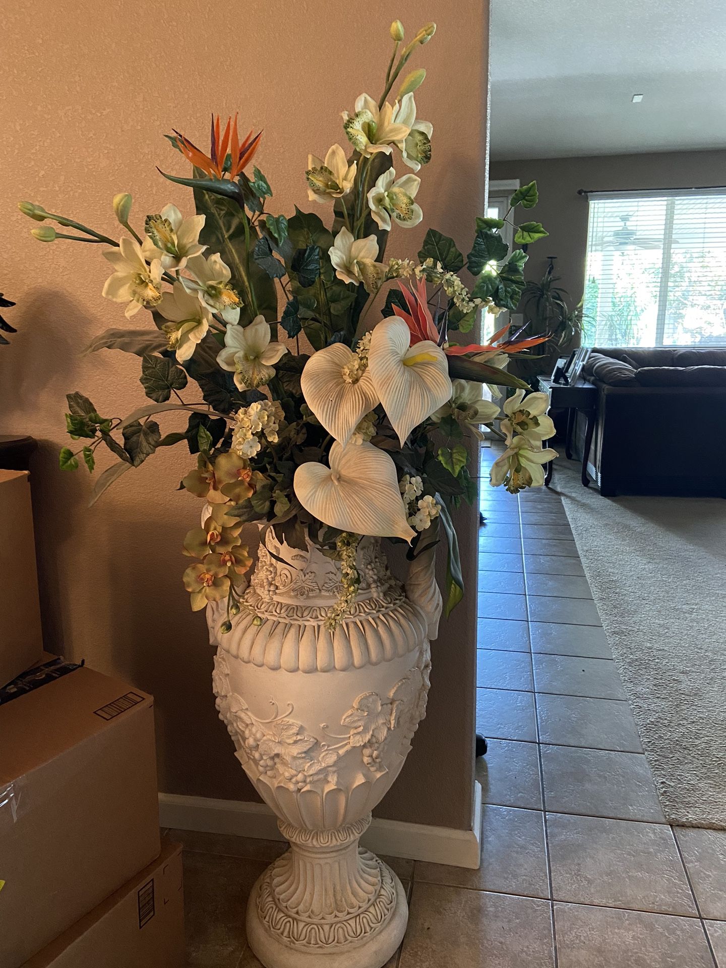 Large 67” Indoor Flower decor 