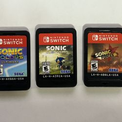 3- Sonic Nintendo Switch Games 