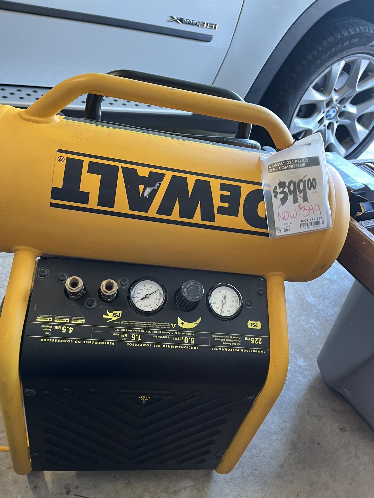 Air Compressor By Dewalt New